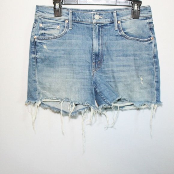 Mother Sinner Fray Play Dirty Jean Shorts H11463 - Picture 5 of 12